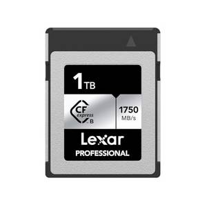  Lexar Professional Silver Series 1TB CFexpress Karte, Typ B CFe Karte, bis zu 1750MB/s Lesegeschwindigkeit, CF Karte mit PCIe Gen3x2, kompatibel mit DSLR, rückwärts mit XQD Kamera(LCXEXSL001T-RNENG) 