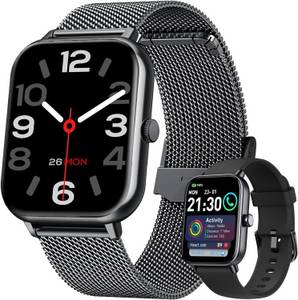 ibettertec Smartwatch, Fitness Tracker uhr mit Anruffunktion für Damen und Herren Smartwatch (4.6 cm/1.83