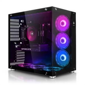 megaport Gaming-PC (AMD Ryzen 5 5500 6x3,60 GHz, GeForce RTX 3080 10GB, 16 GB RAM, 500 GB SSD, Windows 11, WLAN) 