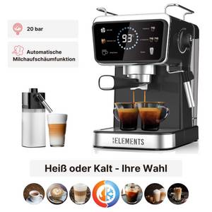 KB Elements Espressomaschine ELK203CB, Espresso freddo Funktion 