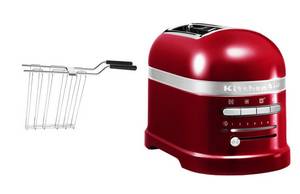 Kitchenaid Toaster Artisan 5KMT2204ECA LIEBESAPFEL-ROT, 2 kurze Schlitze, für 2 Scheiben, 1250 W, mit Sandwichzange 