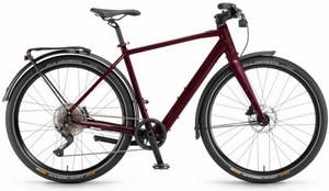 Winora E-Flitzer 27,5 Diamant (2023) rot/darkcherry matt Elektro-Trekkingrad