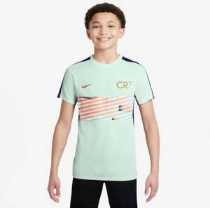 Nike Shirt CR7 Academy barely grün blau void metallic gold Trainingstop