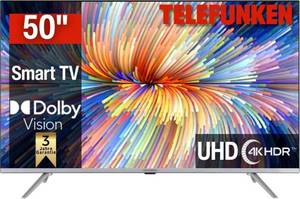 Telefunken D50V850M5CWH LED-Fernseher (126 cm/50 Zoll, 4K Ultra HD, Smart-TV) 