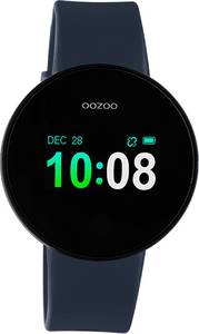 Oozoo Damen Armbanduhr Smartwatches Smartwatch, Multifunktionsuhr, Damenuhr rund, groß (ca. 40mm) Silikonarmband, Fashion-Style 