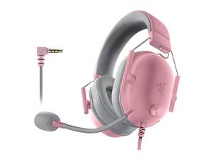  RAZER BLACKSHARK V2 X(PlayStation) - Kabelgebundenes Esports-Headset , Over-ear Gaming Headset Quarz/Rosa 