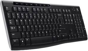 Logitech Wireless Keyboard K270 RU/UK Wireless Tastatur