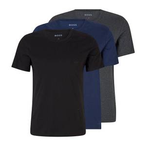 Boss Unterziehshirt Round-Neck (Dreierpack, 3-St., 3er Pack) Herren Shirt Kurzarm aus reiner Baumwolle im Dreierpack (Neues Modell) 