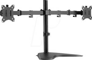 Logilink BP0099 - Monitor Halter, 2 Displays, 17'' - 32'', 390 mm, Ständer 