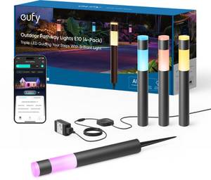 Eufy Außen-Wegeleuchten E10 4-Pack (T8L30311) Erdspießleuchte