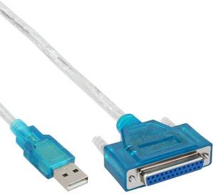 Inline USB -> 25pol. parallel, Drucker-Adapterkabel (33397I) Druckerkabel