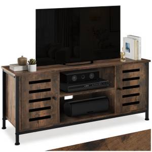 Tectake TV-Board Carlow 110x41,5x50,5cm - Industrial Holz dunkel, rustikal 