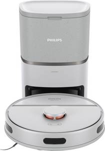 Philips Nass-Trocken-Saugroboter XU3110/02, autom. Absaugstation, 3D Hinderniserkennung, vibrierender Wischpad 