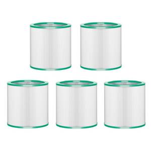 Trade-Shop HEPA-Filter 5x passend für Dyson Pure Cool Link AM11 TP00 TP01 TP02 TP03, Zubehör für Dyson Cool Link 305158-01, 305159-01, 308400-01, 308401-01, 968126-03, 968126-03 Luftfilter Luftreiniger Aktivkohle Ersatzteil 