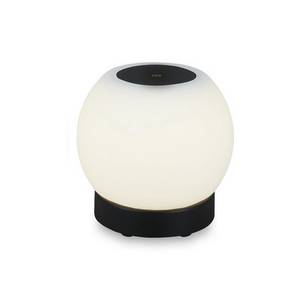 Briloner Tischleuchte »POKA«, ØxH: 16 x 15 cm, 3 W, Kunststoff/Glas - schwarz | weiss 