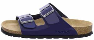 Rohde Schuhe Rohde Alba (5631) blue Fußbett-Pantoletten