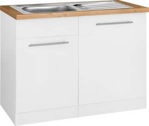 Wiho KÜchen wiho Küchen Spülenschrank Unna, 110 cm breit, inkl. Tür/Sockel/Griff für Geschirrspüler 