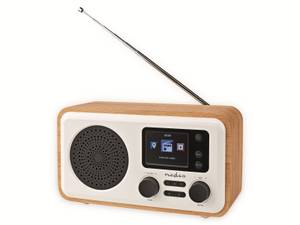 Nedis Internetradio , RDIN2000WT, 7 W, DAB+/FM, Bluetooth