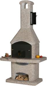 WELLFIRE Grillkamin »Nova Quatro«, BxTxH: 110x73x215 cm 