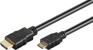 Goobay 74087 - HDMI A Stecker > Mini C Stecker, 4K 60 Hz, 3 m 