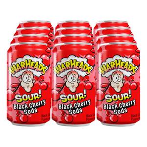 Sonstiges Warheads Soda Sour Black Cherry 0,33 Liter Dose, 12er Pack 