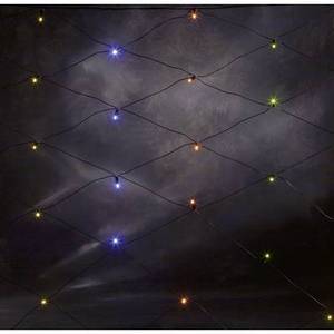 Konstsmide LED-Lichternetz 120er bunt (3751-500) Weihnachtslichterkette