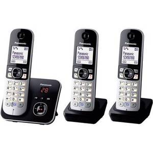 Panasonic KX-TG6823 Trio DECT, GAP Schnurloses Telefon analog...