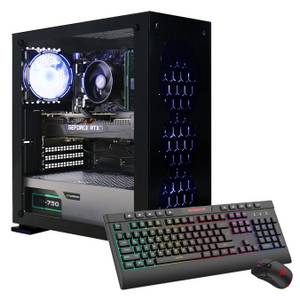 GameMax Onyx II 7433 Gaming-PC (AMD 7500F, RTX 4060, 32 GB RAM, 1000 GB SSD, Luftkühlung aktiv, Windows 11, DDR5 RAM) 