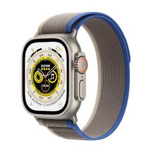 Apple Watch Ultra LTE 49mm Titanium Trail Loop blau/grau S/M 