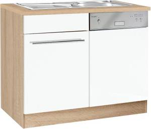 Held MÖbel Spülenschrank Eton, Breite 110 cm, inkl. Tür/Sockel für Geschirrspüler 