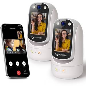LUVISION 2er Set PTZ Gegensprechkamera Video Anruf Kamera Telefonkamera WLAN...