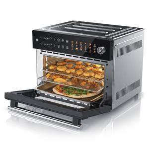 Arendo Minibackofen Airfryer 30L Edelstahl Multifunktionsofen, 