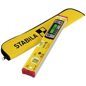 Stabila 19830-ISO Digitale Wasserwaage kalibriert (ISO) mit Rutschstopper, inkl. Tasche 40 cm 0.5 mm/m 