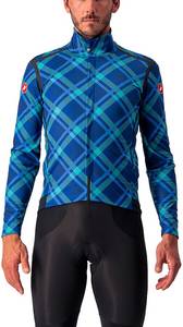 Castelli Perfetto RoS Langarm Jacke Herren ocean blue / malachite green