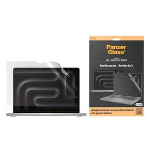 CARE by PanzerGlass Displayschutzfolie »Privacy Filter Screen Protector«, für Apple MacBook Pro 14 (M1/M2/M3/M4), Displayschutz, Schutzfolie, Blickschutz, kratz- & stoßfest 