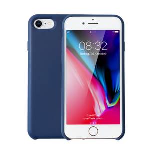 KMP Creative Lifesytle Product Handyhülle »KMP Handyhülle für iPhone 8 Plus – velvety premium – Schutzhülle – extra stabil & leicht – Silicone Case, schwarz, grau, blau, rot« 14,0 cm (5,5 Zoll), Hülle, Tasche, leicht, Schutz, Schale, stabil, extra leicht, 