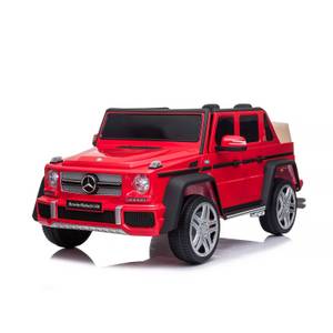 Chipolino Kinderauto Elektroauto Maybach G650 Fernbedienung Bluetooth Kofferraum rot 