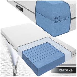 Tectake ® Matratze, verschiedene Größen, langlebig und formstabil, waschbarer Bezug aus atmungsaktivem 3D-Meshgewebe 