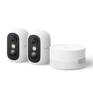 Eufy Cam C35 - 2er-Kamera-Set mit Homebase Mini - Weiß 