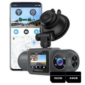 Cooau Vorne Innen Dashcam Auto WiFi 
