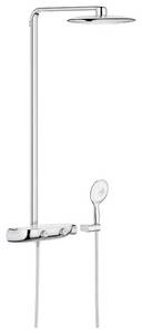 Grohe Duschsystem Rainshower System SmartControl 360 Mono, Duschsystem mit Thermostatbatterie für die Wandmontage, verchromt 