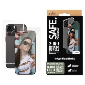 Panzerglass SAFE. by  2-in-1 Schutz Set TPU Case + Glas iPhone 16 Pro Max Transparent 