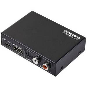 Speaka Professional AV, TV, Monitor Extraktor [HDMI - HDMI] 3840 x 2160 Pixel 