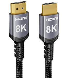  Sniokco 8K HDMI 2.1 Kabel 15Meter, 48Gbps High Speed HDMI® Kabel 0.01ms 4K 240Hz 165Hz 120Hz 8K 60Hz eARC Netflix HDCP 2.3 2.2 DTS:X HDR10+ Soundbar TV Monitor Projektor Roku Sky-Q PS5 X-box Blu-ray 