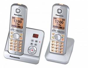 Panasonic KX-TG6722 Duo silber DECT-Telefon