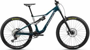 Orbea Rallon M20 (2023) Jade Green Carbon View - Stone Silver Fully