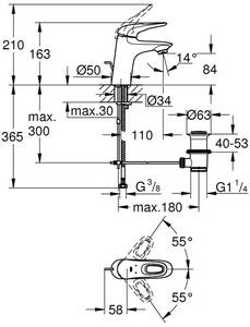 Grohe Eurostyle S-Size (33558LS3) Mischbatterie