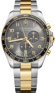 Victorinox FieldForce Classic Chrono gold silver Analoguhr