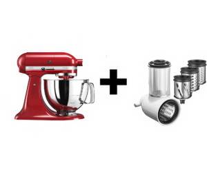 Kitchenaid 5KSM125 +  Veggi Set rot