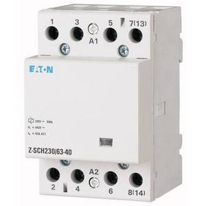 Eaton Z-SCH230/63-40 Installationsschütz Nennspannung: 230 V, 240V Schaltstrom (max.): 63A 4 Schlie Installationsschütz